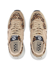 No Name - Carter Jogger Sneakers Donna Beige Animalier