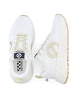 sneakers no name donna tessuto bianco lacci tono su tono