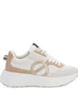 no name carter fly donna beige rosa sneakers platform