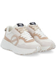no name carter fly donna beige rosa sneakers platform