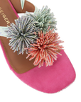 Kurt Geiger - Infradito Pom Pom Multicolor Strass