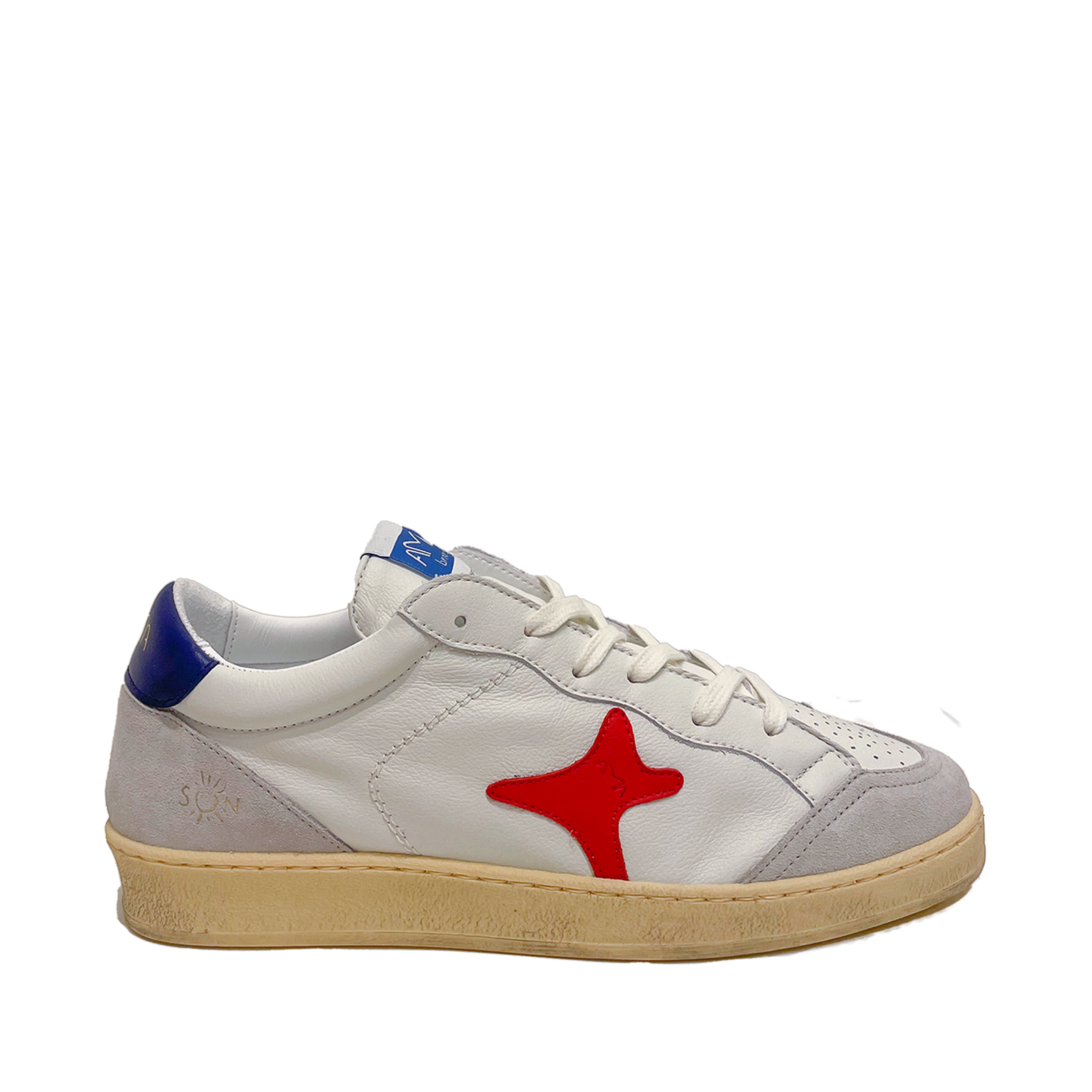 Ama Brand - Sneakers Sun Bianco Blu