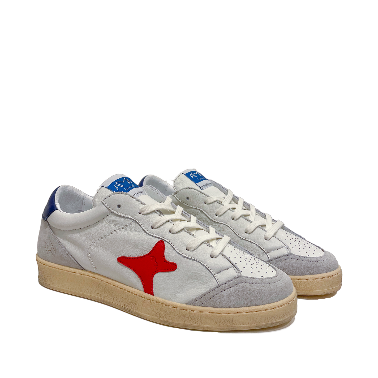 Ama Brand - Sneakers Sun Bianco Blu