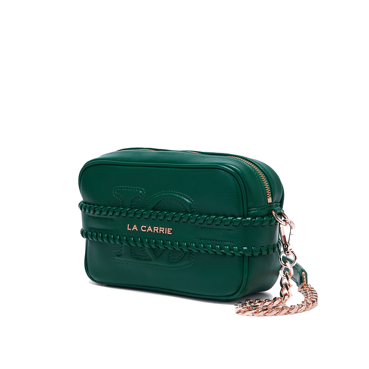 La Carrie Bag - Borsa Little Spalla Logo Verde