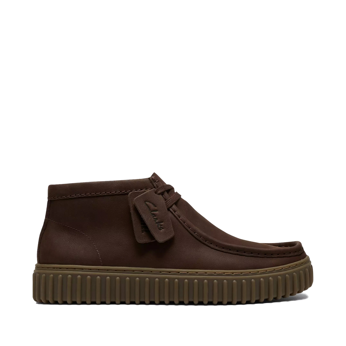 Clarks - Torhill Hi Uomo Stivaletto Pelle Marrone