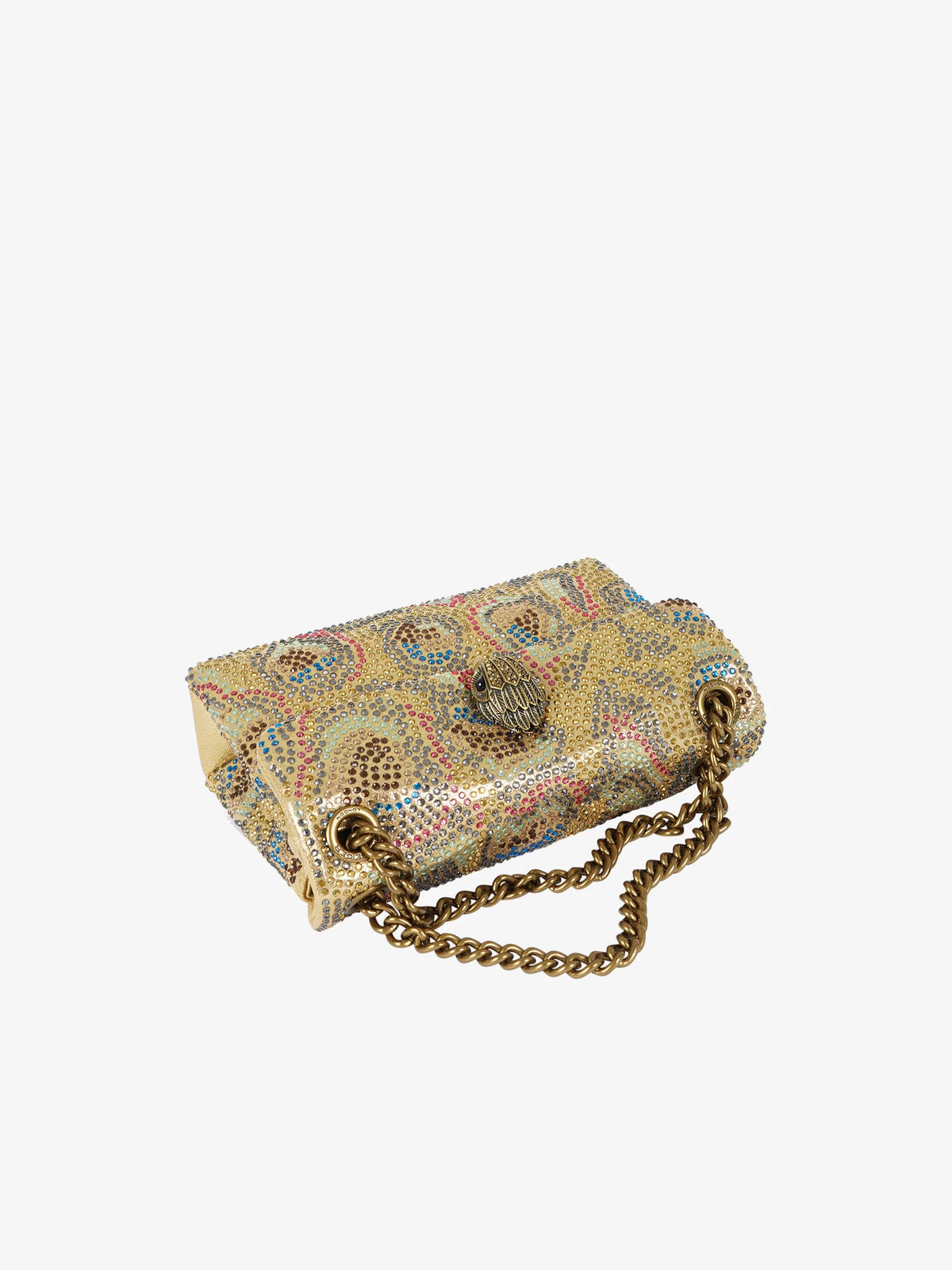 Kurt Geiger Fabric Mini Kensington Borsa Gioiello Donna Oro Multicolor