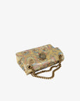 Kurt Geiger Fabric Mini Kensington Borsa Gioiello Donna Oro Multicolor