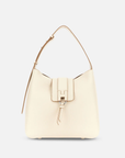 Hogan - Borsa Hobo Trend Avorio Pelle Martellata