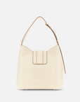 Hogan - Borsa Hobo Trend Avorio Pelle Martellata