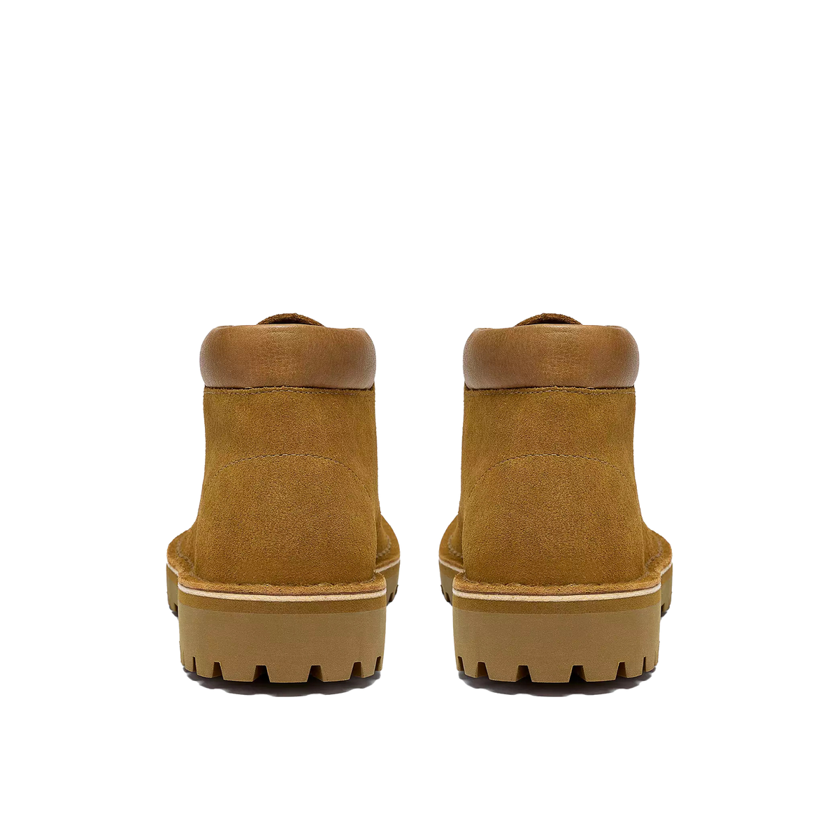 Clarks Desert Rock uomo vista posteriore con collarino imbottito e fondo carrarmato