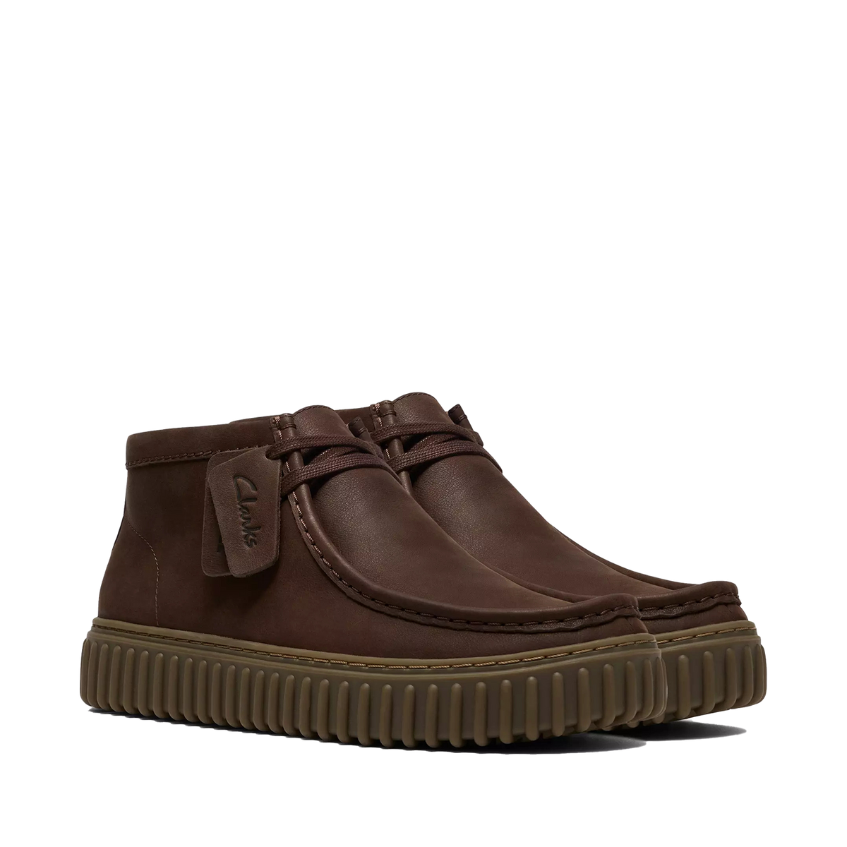 Clarks - Torhill Hi Uomo Stivaletto Pelle Marrone