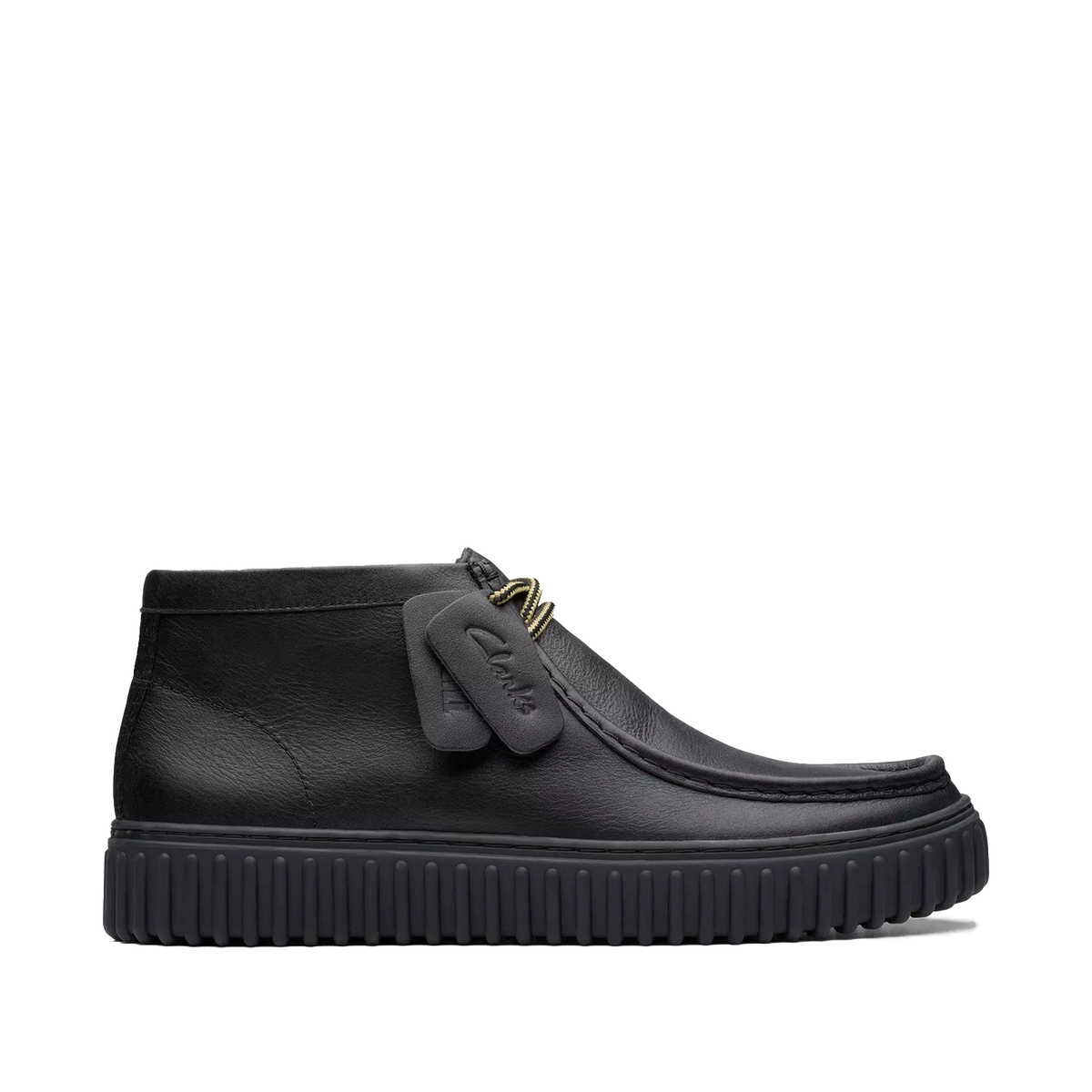 Clarks - Torhill Hi Uomo Stivaletto Pelle Nero