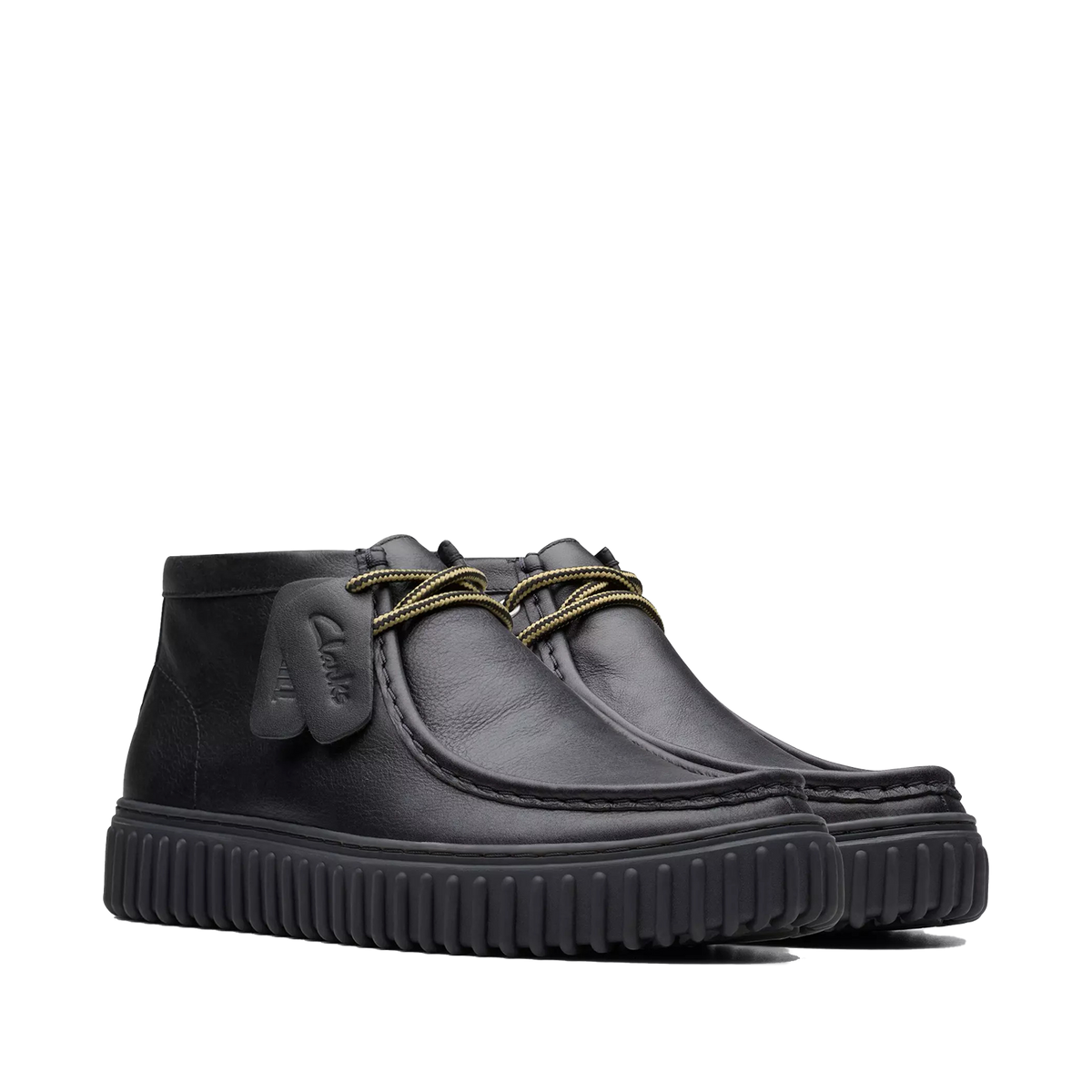 Clarks - Torhill Hi Uomo Stivaletto Pelle Nero