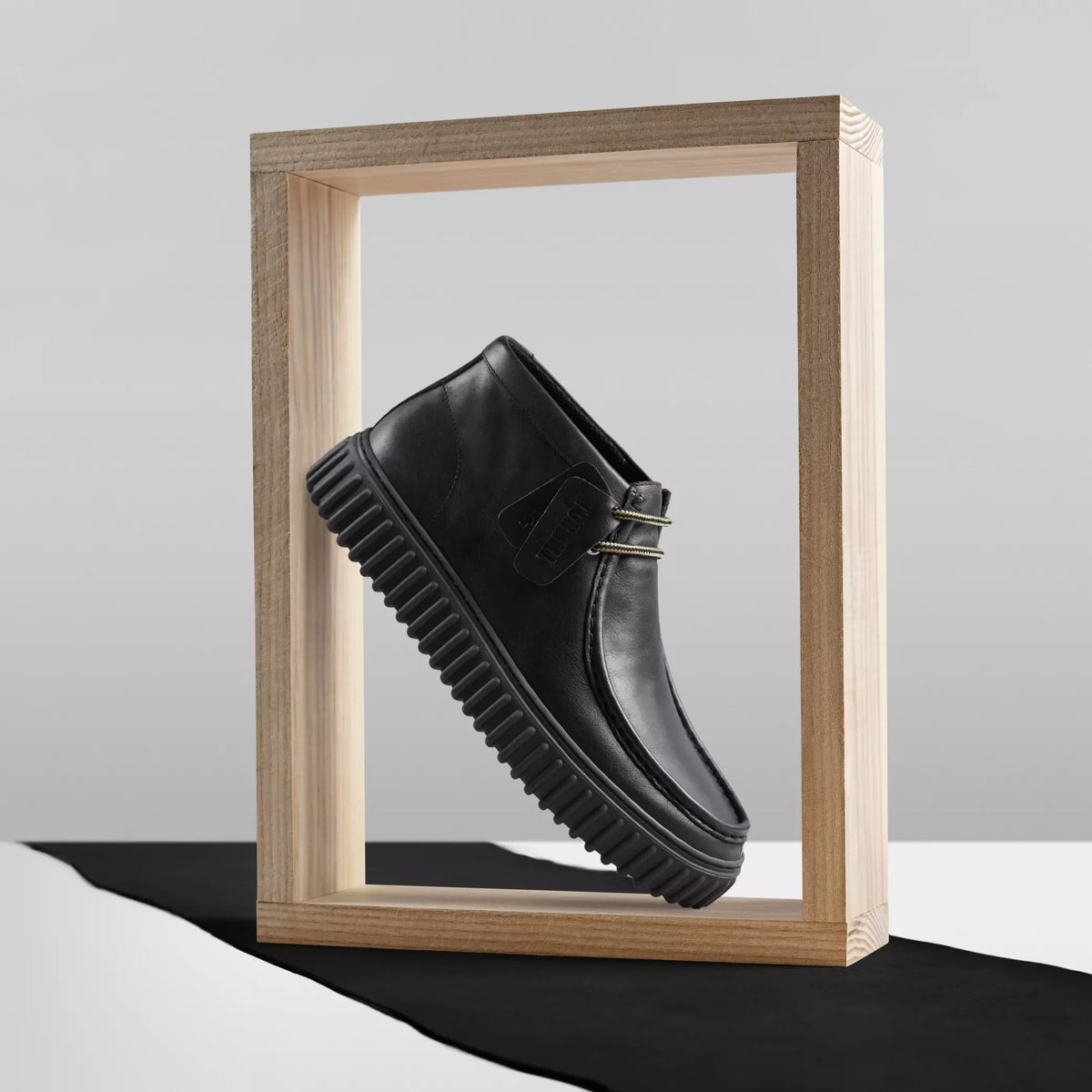 Clarks - Torhill Hi Uomo Stivaletto Pelle Nero