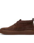 Clarks - Torhill Lace Hi Stivaletti Uomo Marrone Nabuk