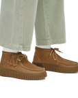 Clarks - Torhill Moss Stivaletto Donna Nabuk Beige