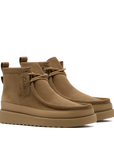 Clarks - Stivaletto Wallabee FTR2 Hi sabbia scuro