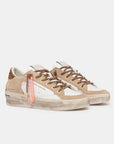 Crime London - Sneakers Donna Sk8 Deluxe Always Shining Beige Oro
