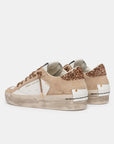 Crime London - Sneakers Donna Sk8 Deluxe Always Shining Beige Oro