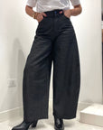 Meme Road - jeans wide Nero
