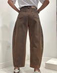 Le streghe - jeans barrel ruggine