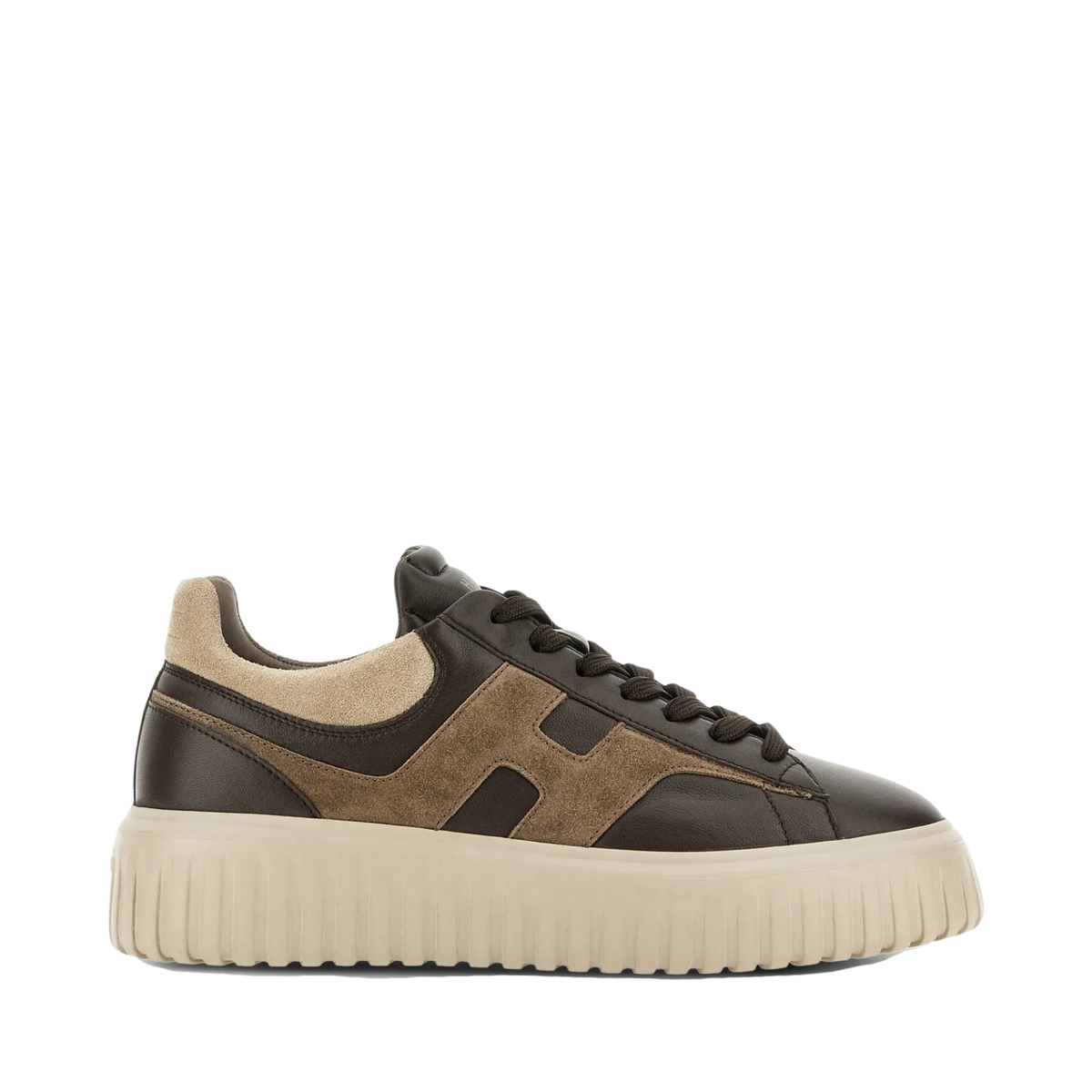 Hogan - H-Stripes H645 Uomo Pelle Marrone