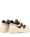Hogan - H-Stripes H645 Uomo Pelle Panna/Marrone