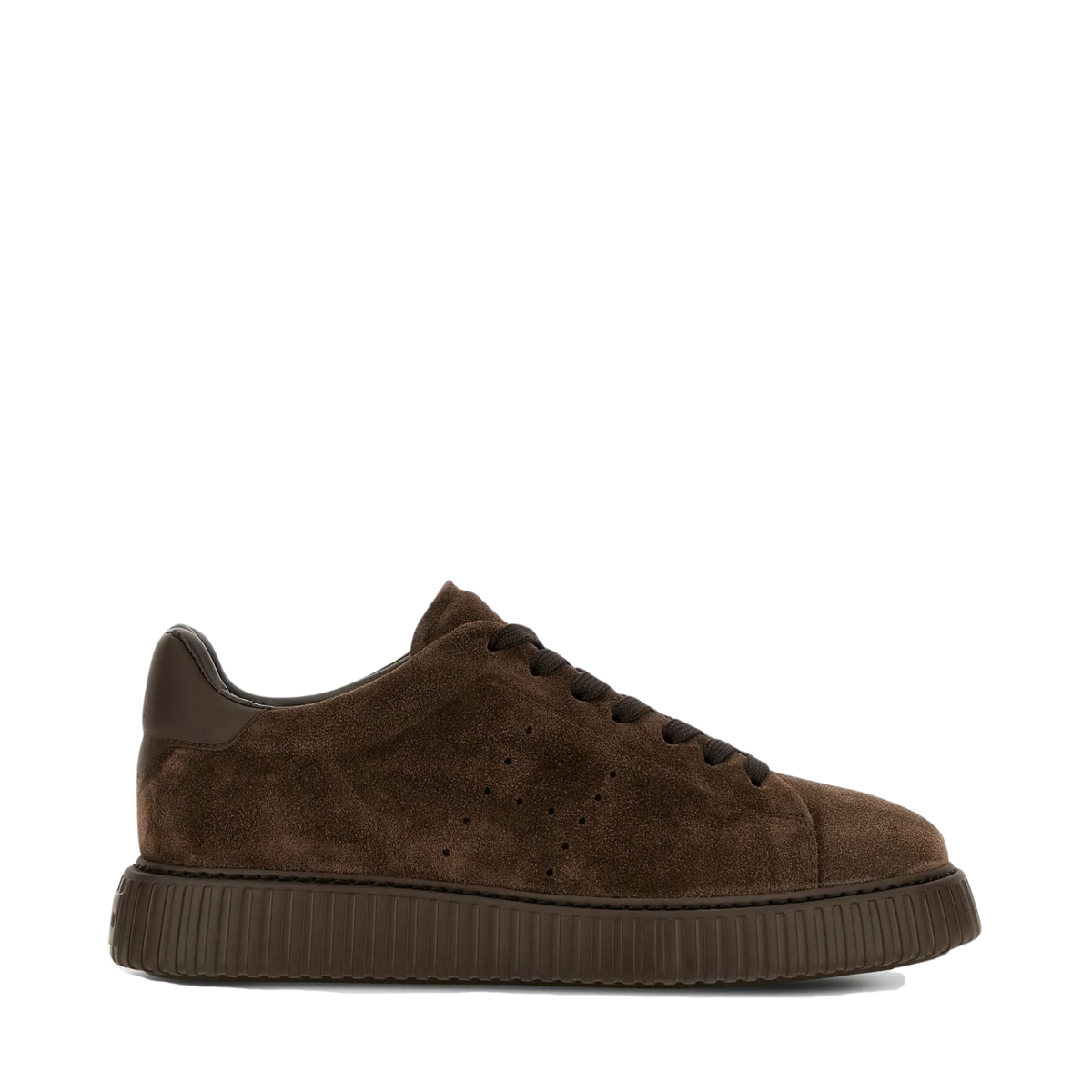 Hogan - H-Stripes Sneakers Camoscio Marrone