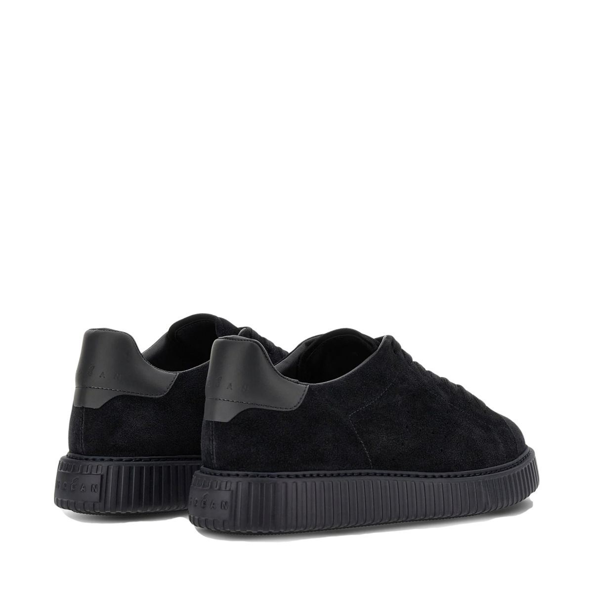 Hogan H-Stripes Uomo Sneakers in Camoscio Blu Notte