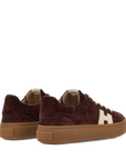 Hogan - Crosswind Sneakers Donna Bordeaux Camoscio