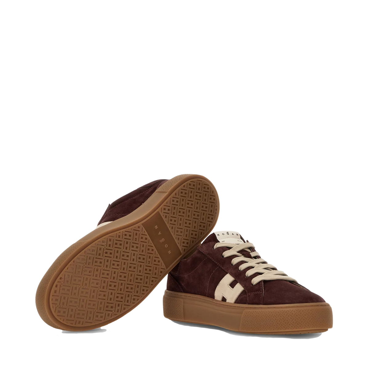 Hogan - Crosswind Sneakers Donna Bordeaux Camoscio
