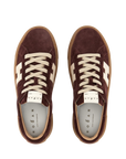 Hogan - Crosswind Sneakers Donna Bordeaux Camoscio