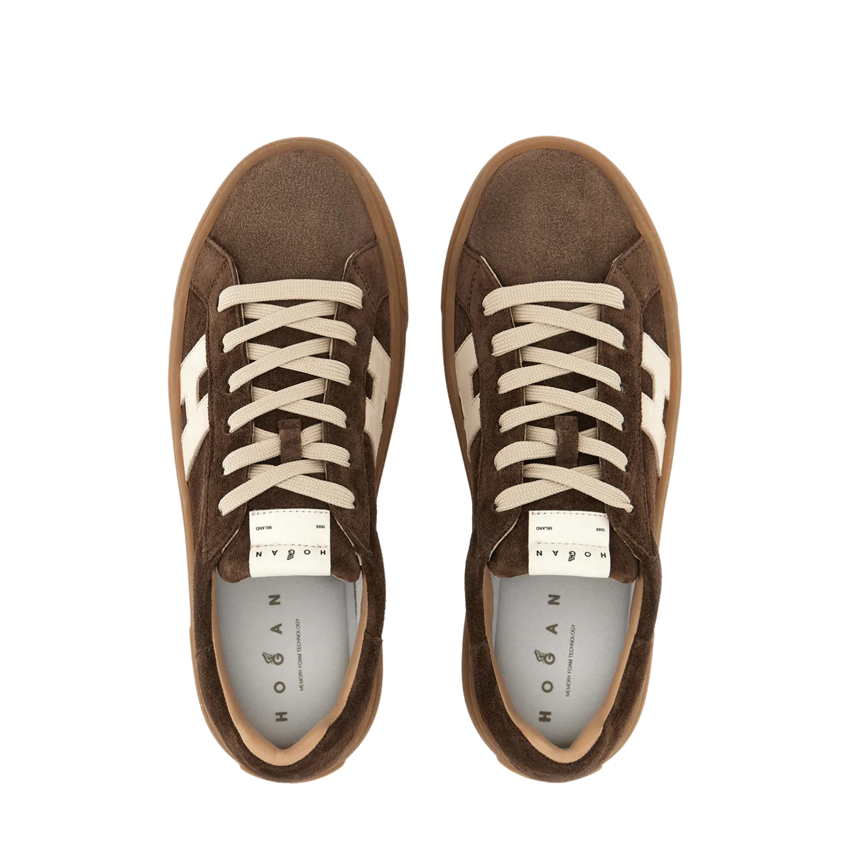 Hogan - Crosswind Sneakers Camoscio Marrone