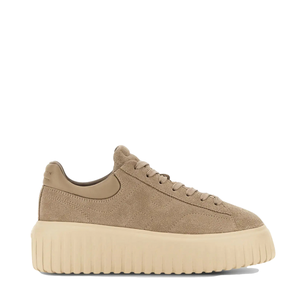 Hogan - H-Stripes Sneakers Donna Camoscio Beige