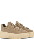 Hogan - H-Stripes Sneakers Donna Camoscio Beige