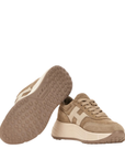 Hogan - Hi-Fi H669 Sneakers Donna in Camoscio Beige
