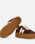 Hogan - Sneakers Maxi Cool Camoscio Bordeaux