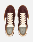 Hogan - Sneakers Maxi Cool Camoscio Bordeaux