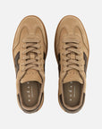Hogan - Maxi Cool Sneakers Donna in Nabuk Beige Cammello