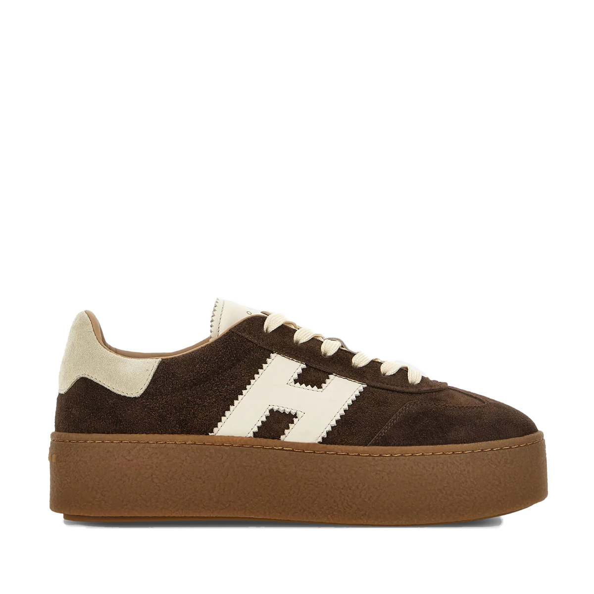 Hogan - Maxi Cool Sneakers Testa di Moro Camoscio