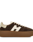Hogan - Maxi Cool Sneakers Testa di Moro Camoscio
