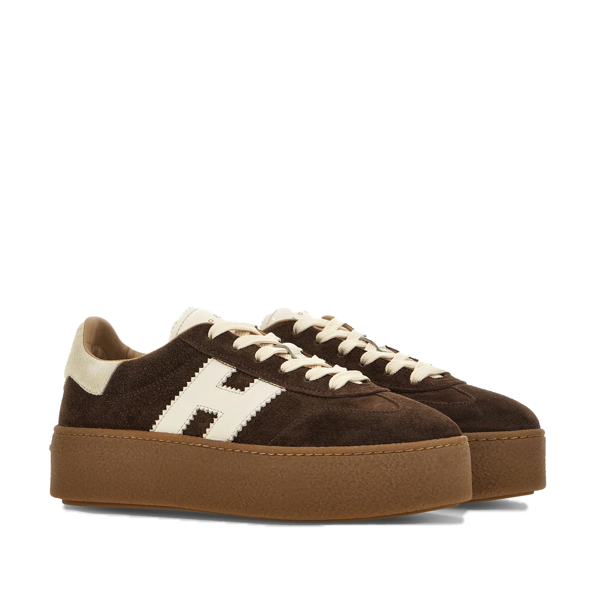 Hogan - Maxi Cool Sneakers Testa di Moro Camoscio