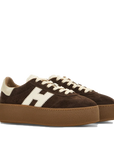 Hogan - Maxi Cool Sneakers Testa di Moro Camoscio