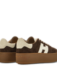 Hogan - Maxi Cool Sneakers Testa di Moro Camoscio