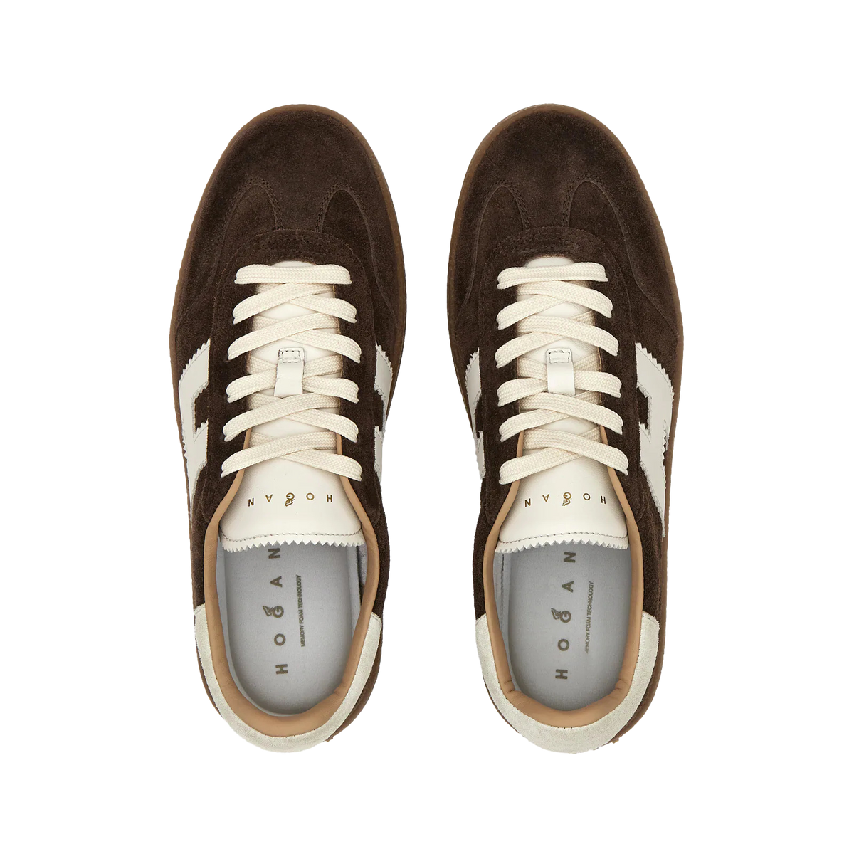 Hogan - Maxi Cool Sneakers Testa di Moro Camoscio