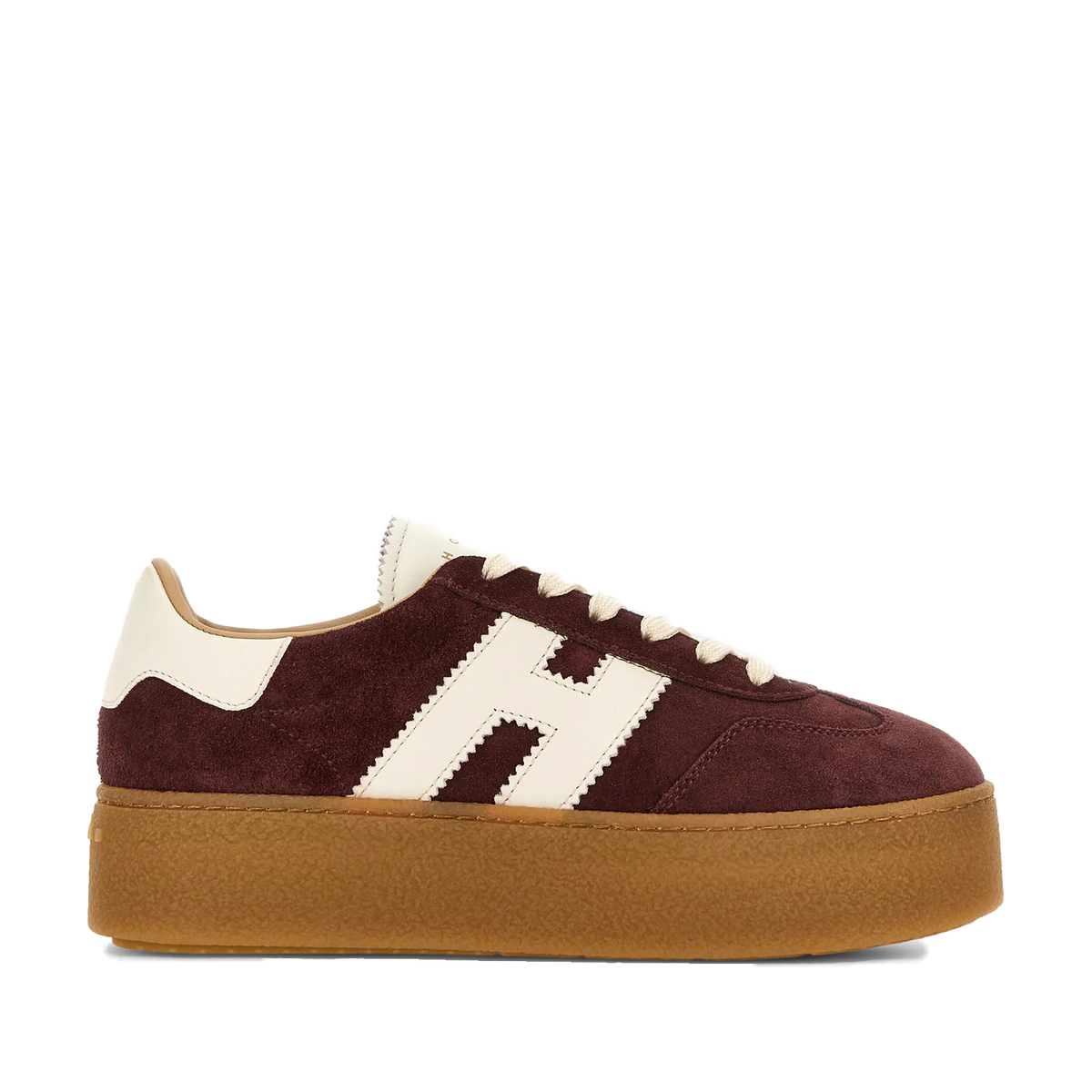 Hogan - Sneakers Maxi Cool Camoscio Bordeaux