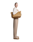 Hogan - Borsa Script Media Beige