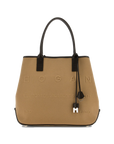 Hogan - Borsa Script Media Tessuto Beige