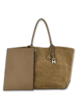 Hogan - Shopping Address Borsa Pelle Beige Cammello