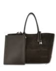 Hogan - Shopping Address Borsa Camoscio Marrone